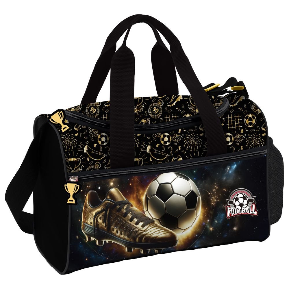 Bolso Deporte Futbol Dorado 35x21x15cm DERFORM Imagen principal del producto