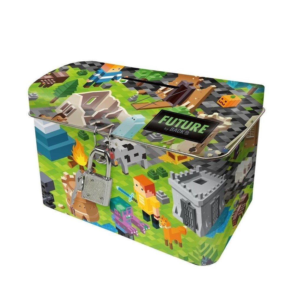 Hucha con candado Game Kidea, pack 12 unidades
