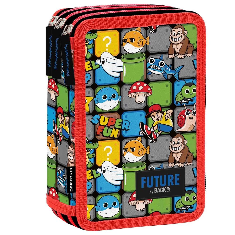 Plumier triple con relleno Superfun Derform Imagen principal del producto