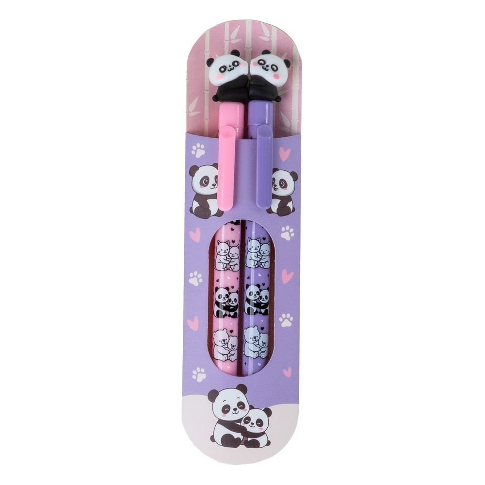 Set de 18 bolígrafos borrables Parejitas Adorables Kidea