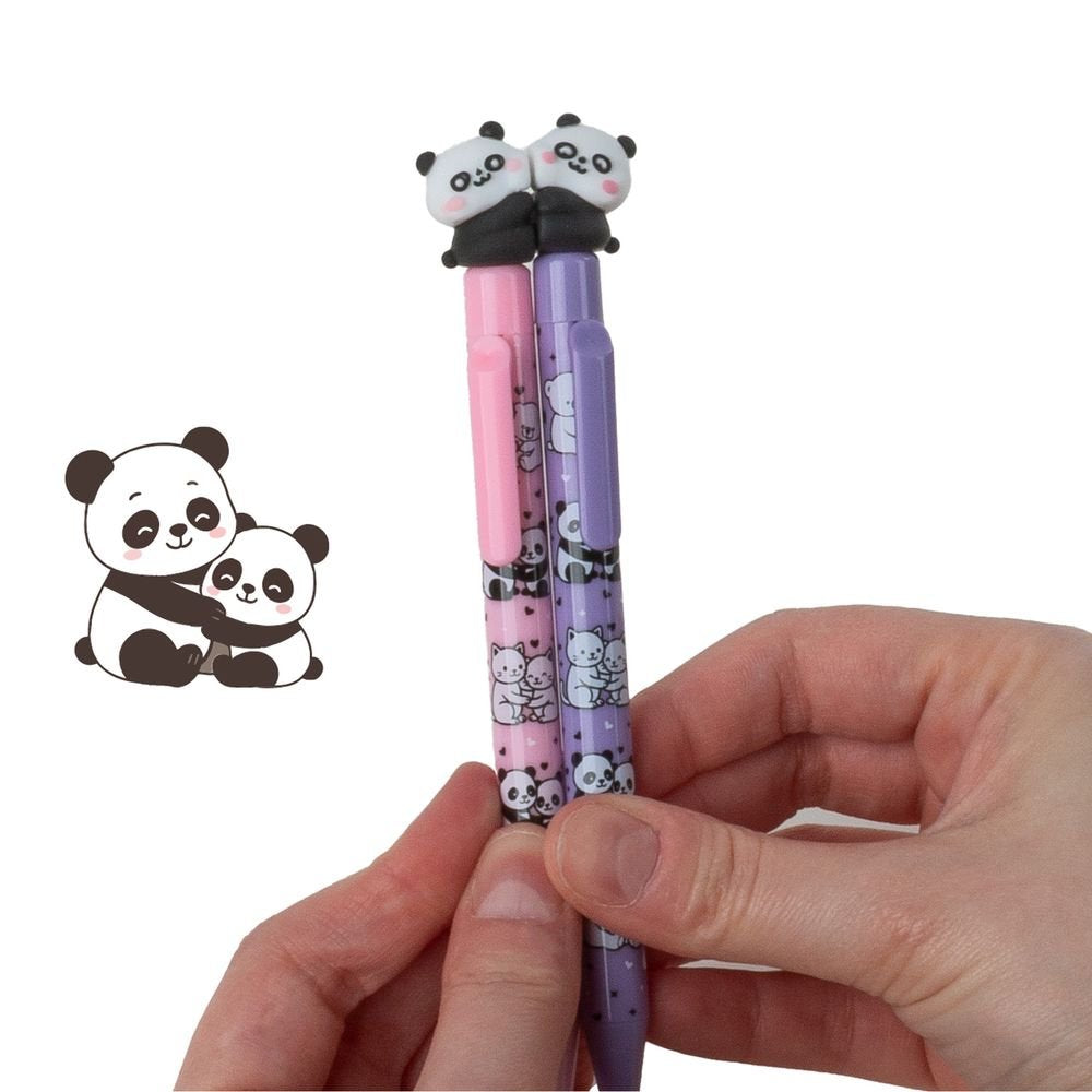 Set de 18 bolígrafos borrables Parejitas Adorables Kidea