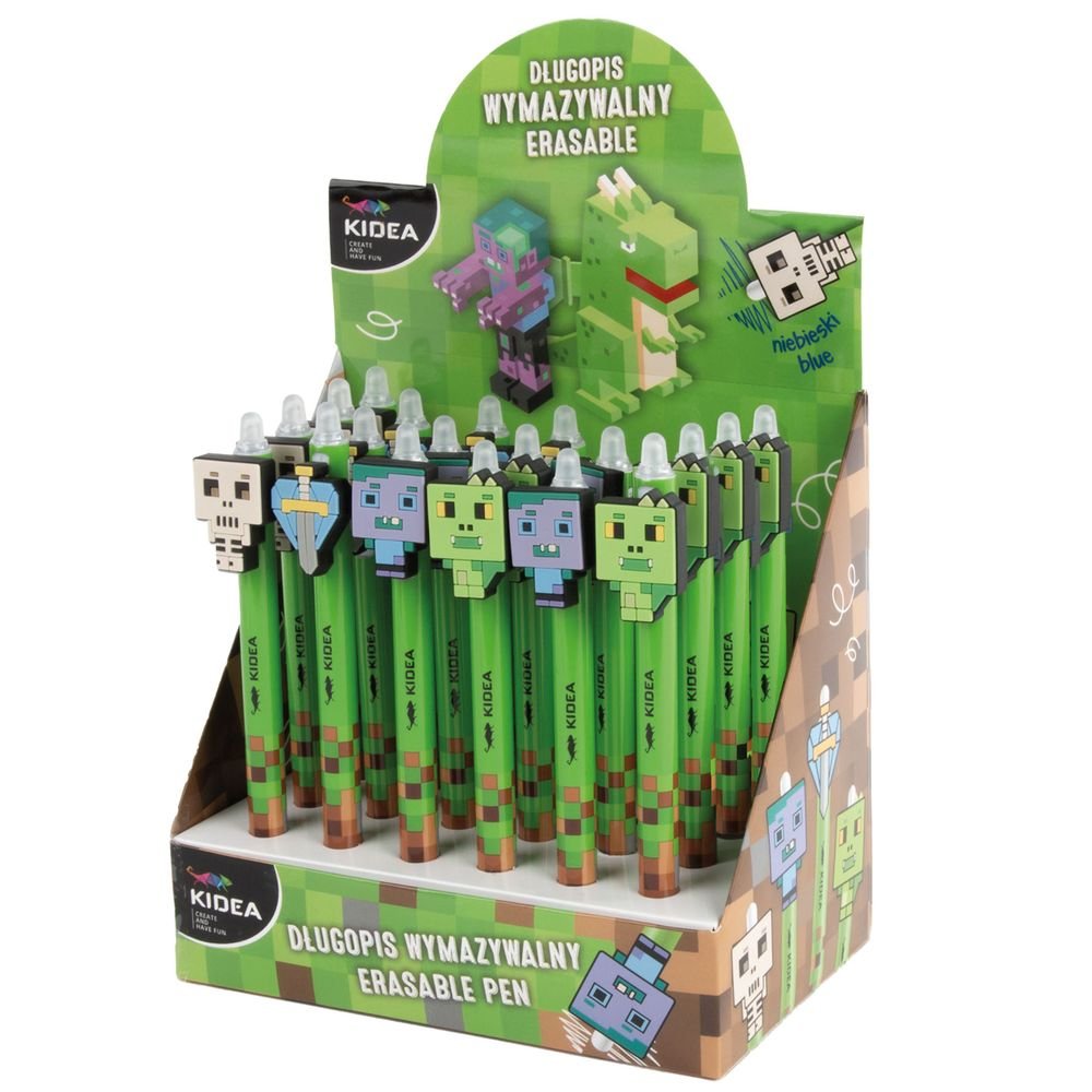 Exp 24 Bolígrafos Borrables Maincraft Pack 12