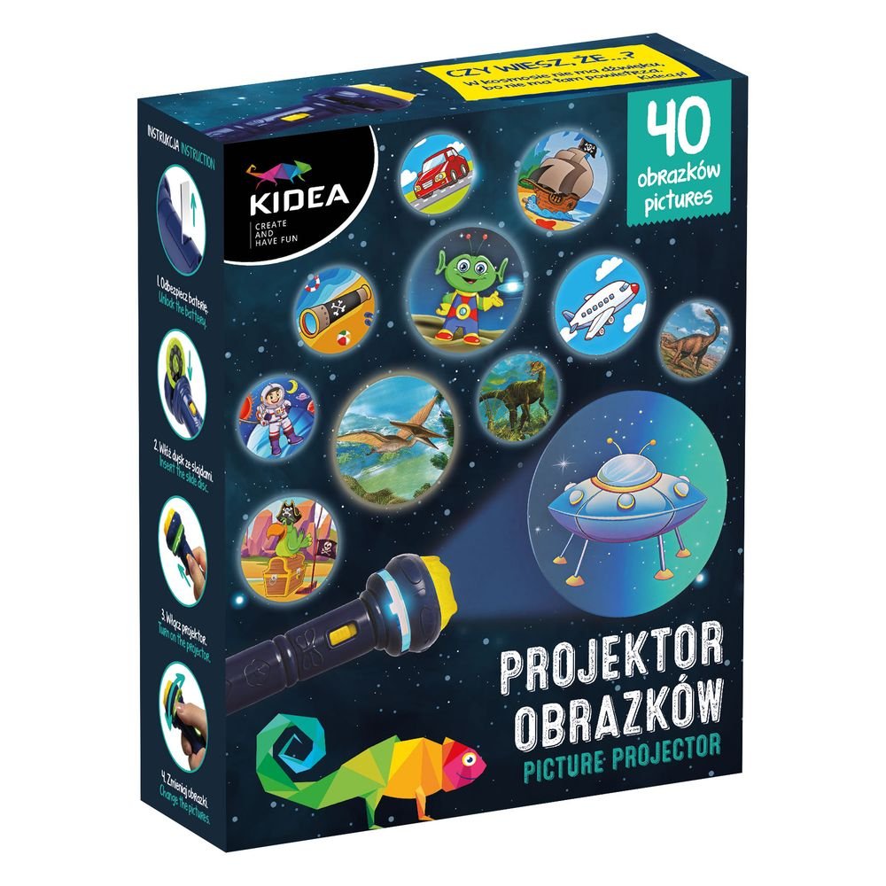 Set proyector de imágenes con discos azules Kidea Imagen principal del producto