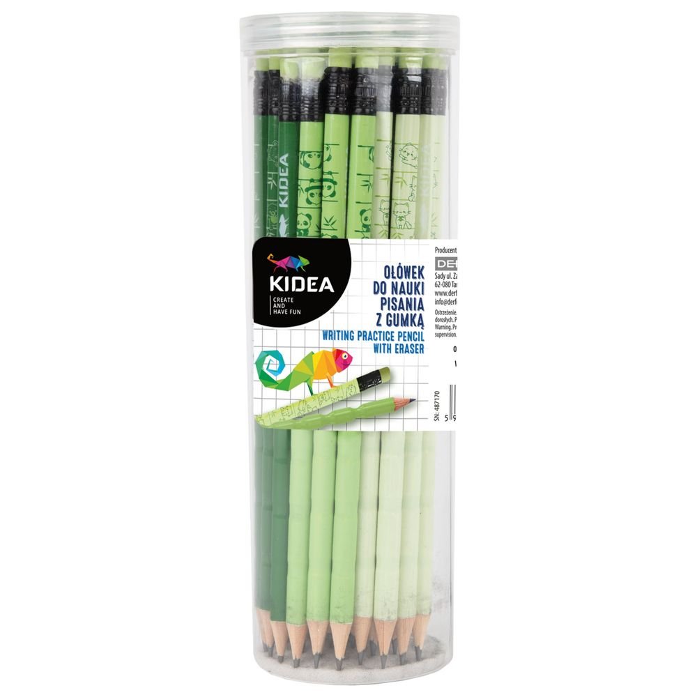 Bote 48 Lápices con Goma Agarre Ergonómico Ositos Bambu Kidea Imagen principal del producto