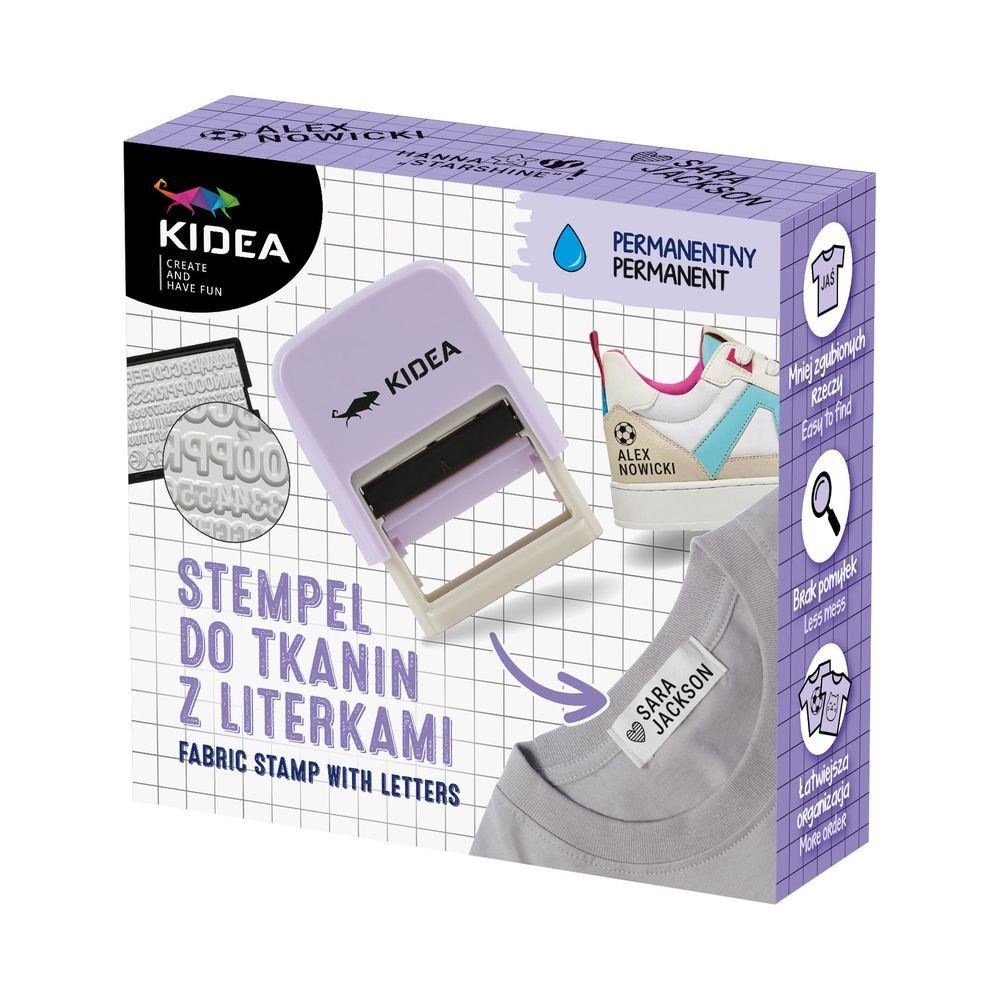 Sello para Tela Autotintado Personalizable con Nombre Kidea Imagen principal del producto