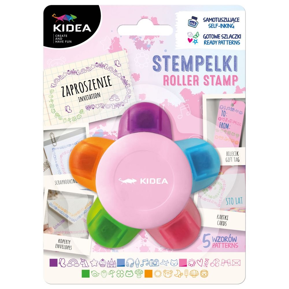 Set de 5 sellos de rodón con formas y colores distintos KIDEA Imagen principal del producto