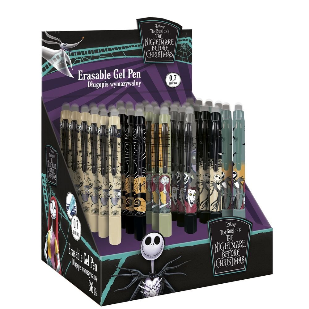 Expositor 36 bolígrafos borrables The Nightmare Before Christ Coolpack