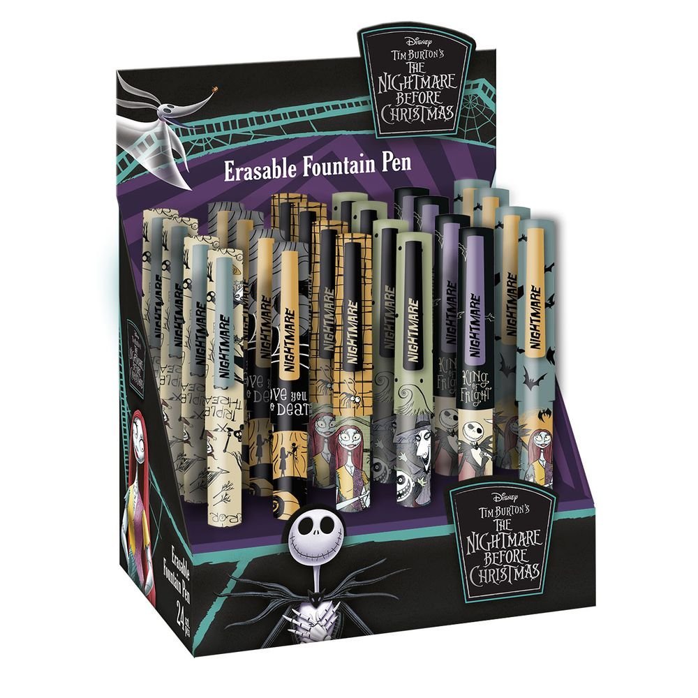 Expositor 24 Pluma Estilografica The Nightmare Before Christmas Coolpack