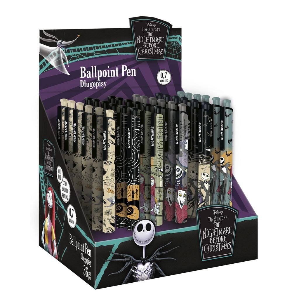 Expositor 36 Bolígrafo Gel Tinta Azul The Nightmare Before C Coolpack Imagen principal del producto