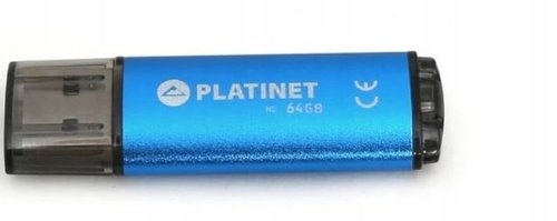 Pendrive 64 GB USB 2.0 Platinet azul