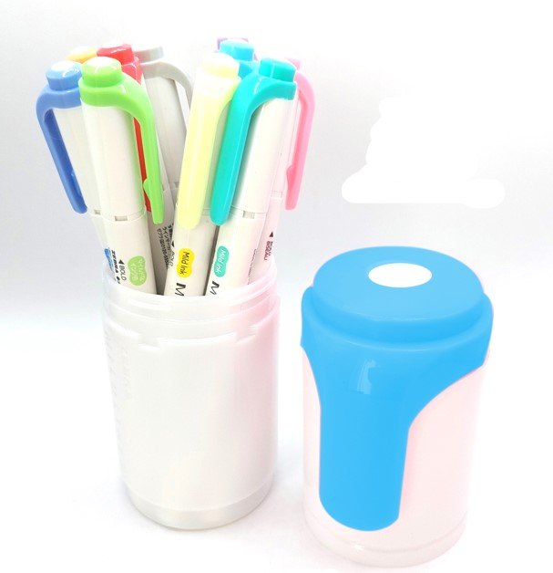 Mildliner Box Azul Claro + 10 Rotulador Mildliner Fluor | Zebra Pen | Pack 1 Unidades Imagen principal del producto