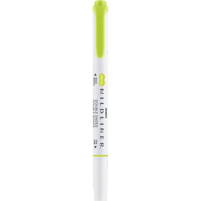 Rotulador Zebra Mildliner Doble Punta Refresh Verde Claro | Zebra Pen | Pack 10 Unidades Imagen principal del producto