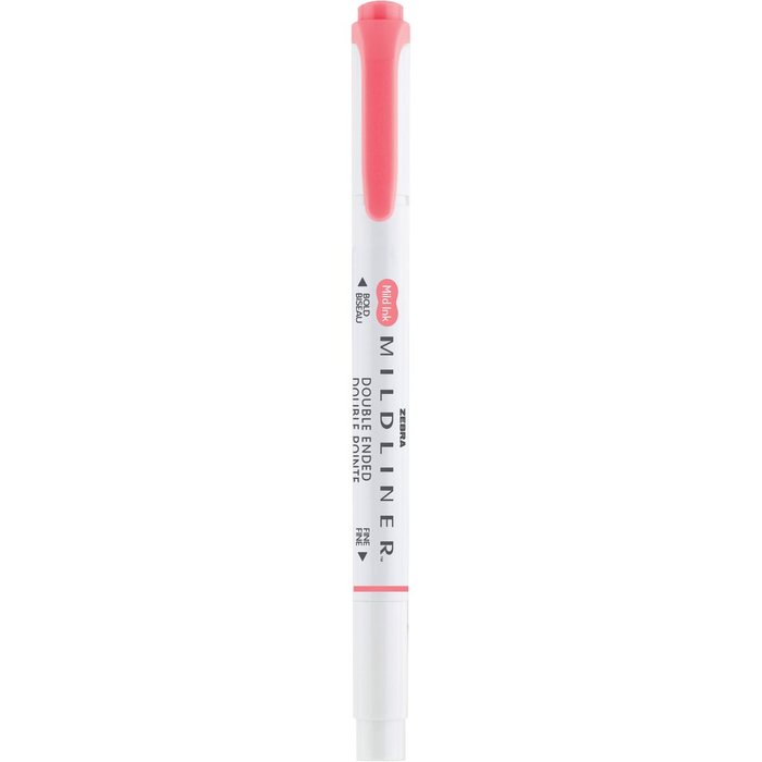Rotulador Zebra Mildliner Doble Punta Friendly Coral | Zebra Pen | Pack 10 Unidades Imagen principal del producto