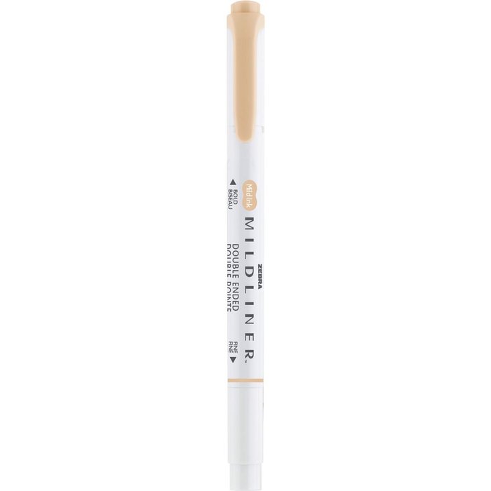 Rotulador Zebra Mildliner doble punta, pack 10 unidades
