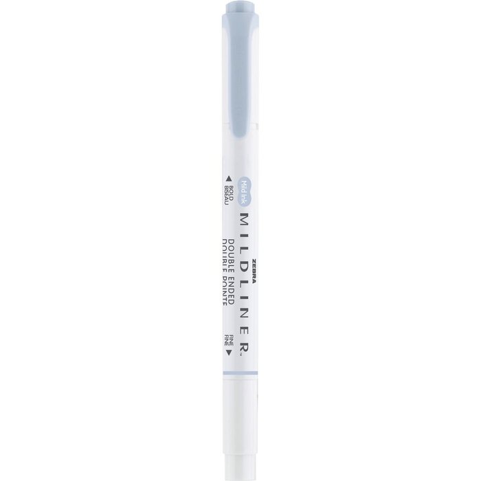 Rotulador Zebra Mildliner Doble Punta Neutral Gris Claro | Zebra Pen | Pack 10 Unidades Imagen principal del producto