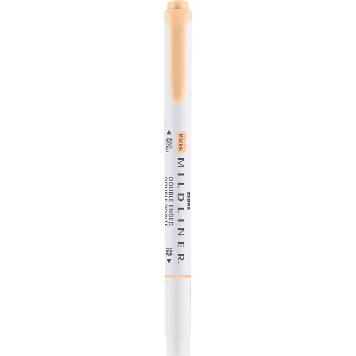 Rotulador Zebra Mildliner Doble Punta Gentle Naranja | Zebra Pen | Pack 10 Unidades Imagen principal del producto