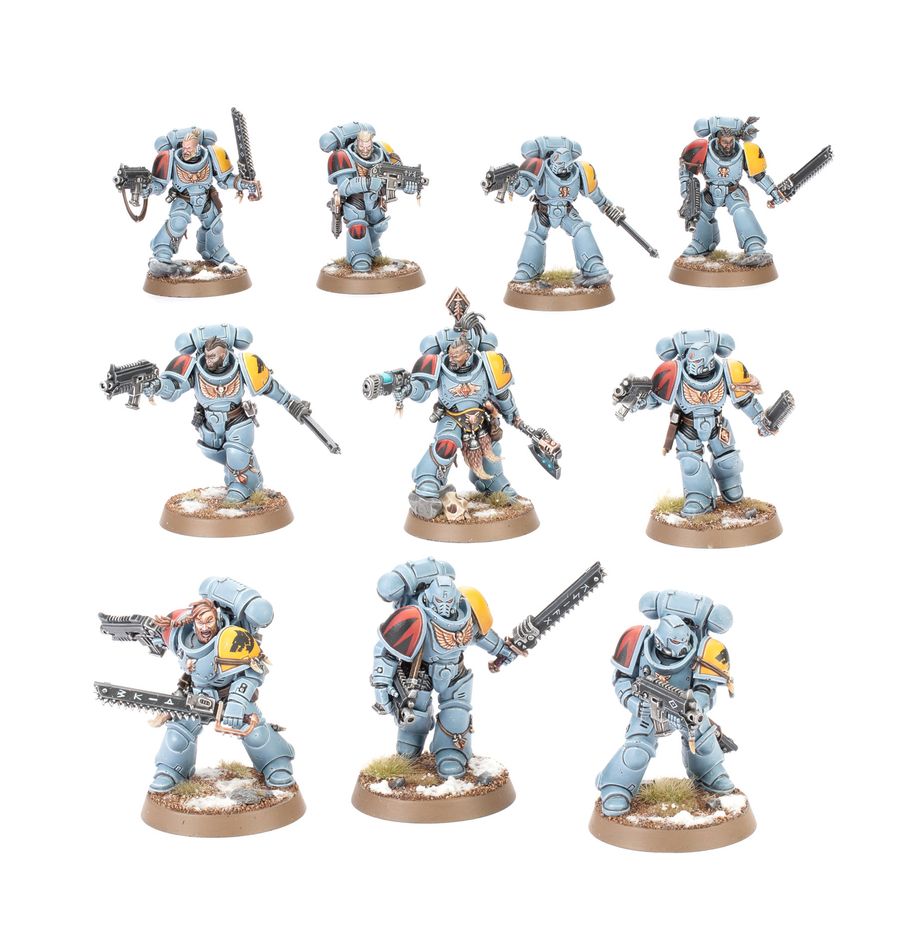 ✅ CAJA DE EJÉRCITO SPACE WOLVES | Warhammer 40K Marines Espaciales
