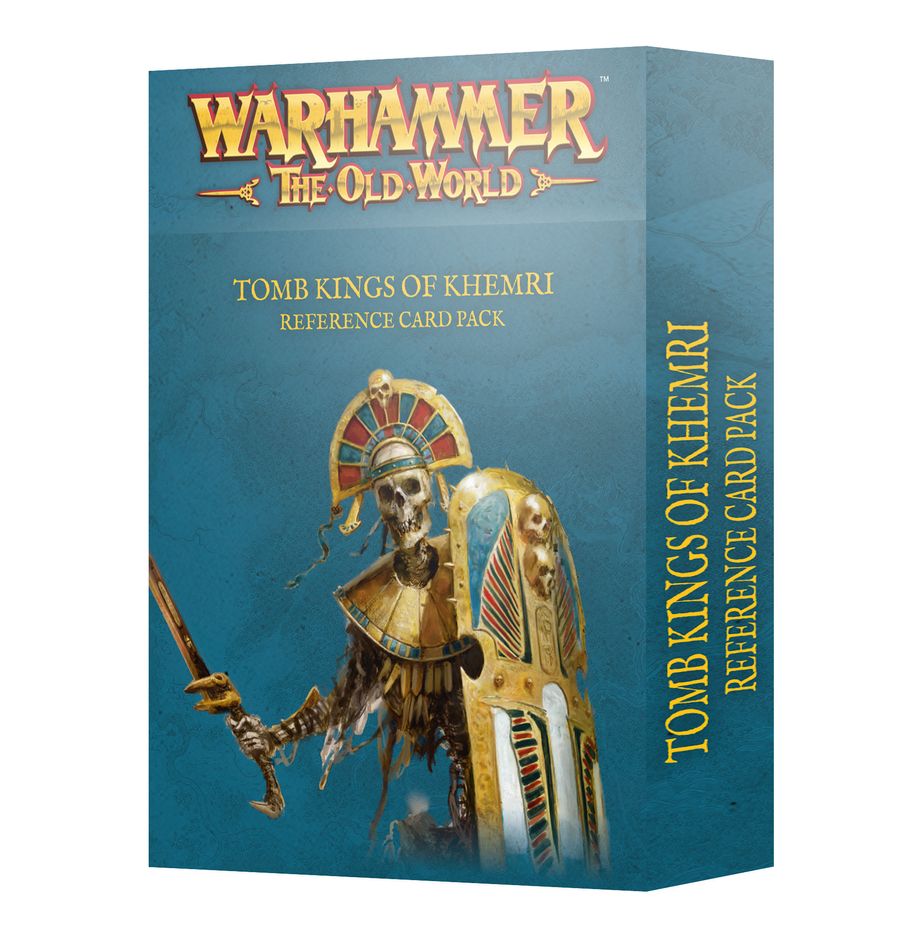 ✅ TOMB KINGS OF KHEMRI REFERENCE CARD PACK (INGLÉS) Imagen principal del producto