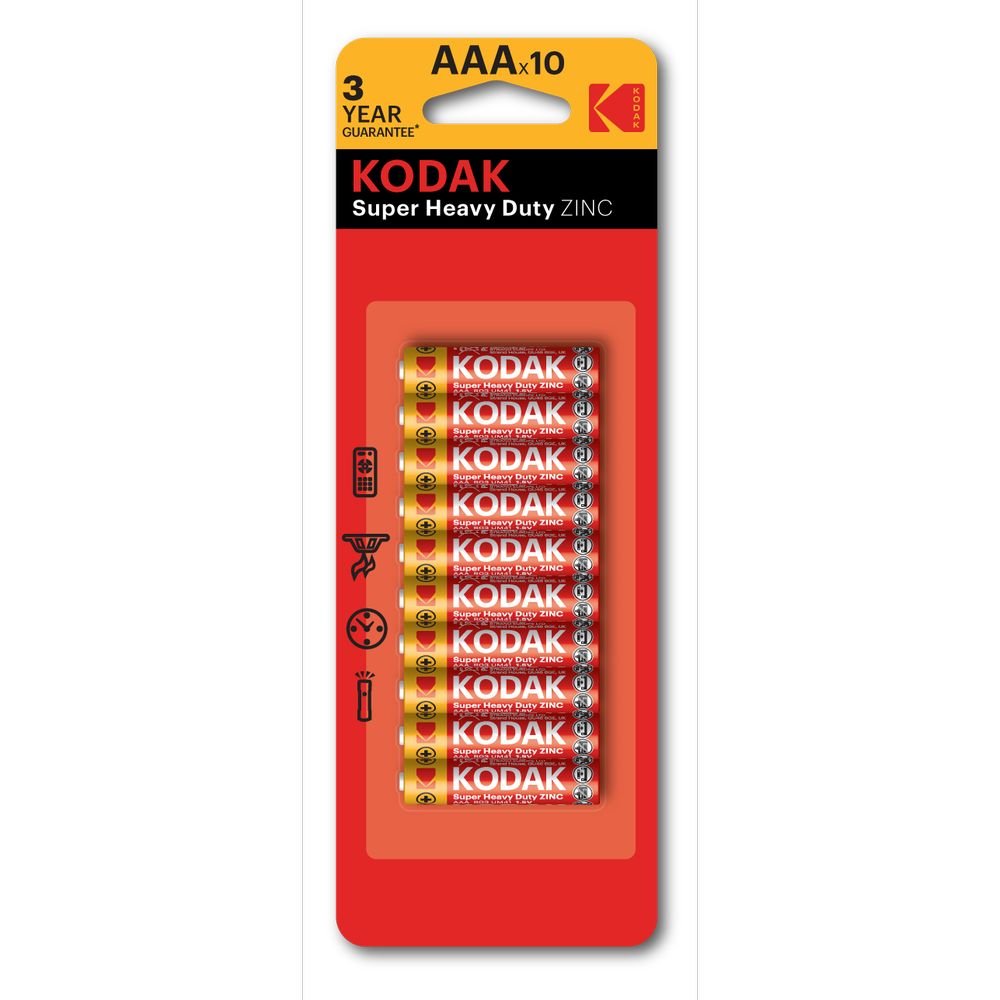 Pilas Kodak Shd AAA R3 Blister 10 Uds Imagen principal del producto