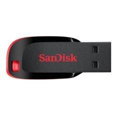 Memoria USB 2.0 SanDisk Cruzer Blade 64GB Rojo