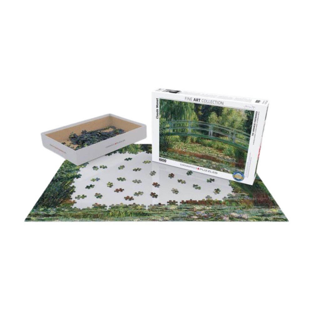 Puzzle El puente japonés de Monet 1000 piezas