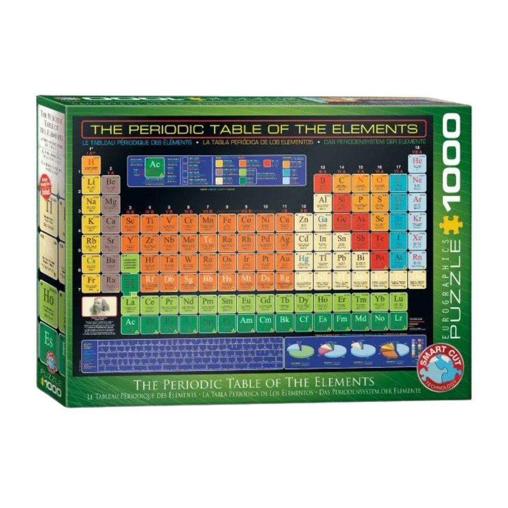 Puzzle Tabla Periódica 1000 piezas Eurographics