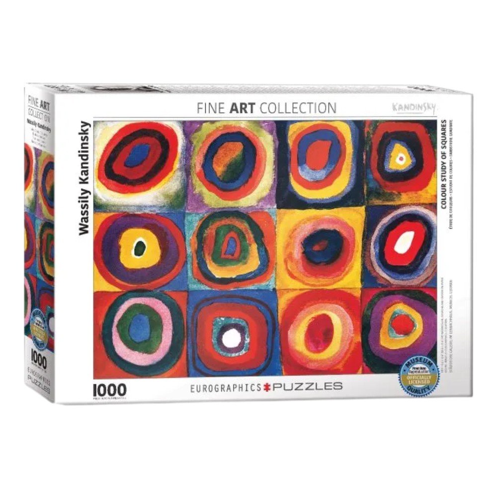 Puzzle Kandinsky Estudio de Cuadrados 1000 piezas