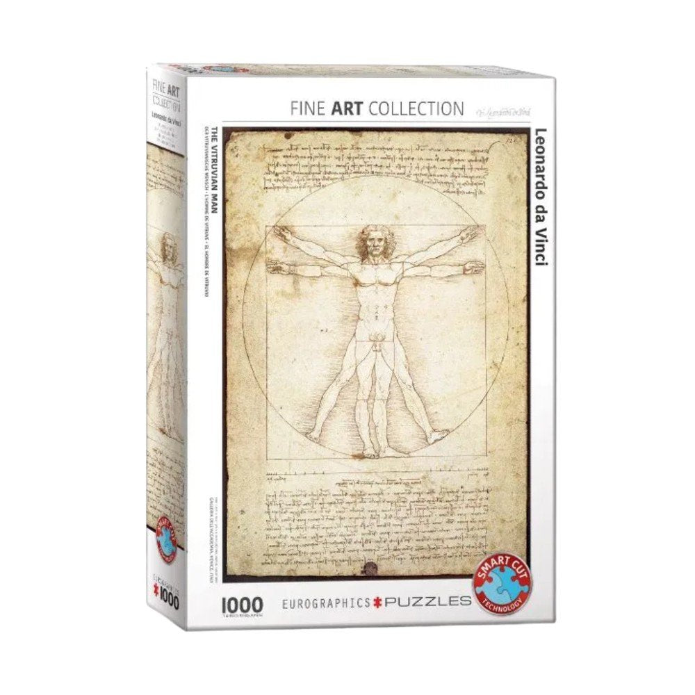 Puzzle El Hombre de Vitruvio 1000 piezas Eurographics
