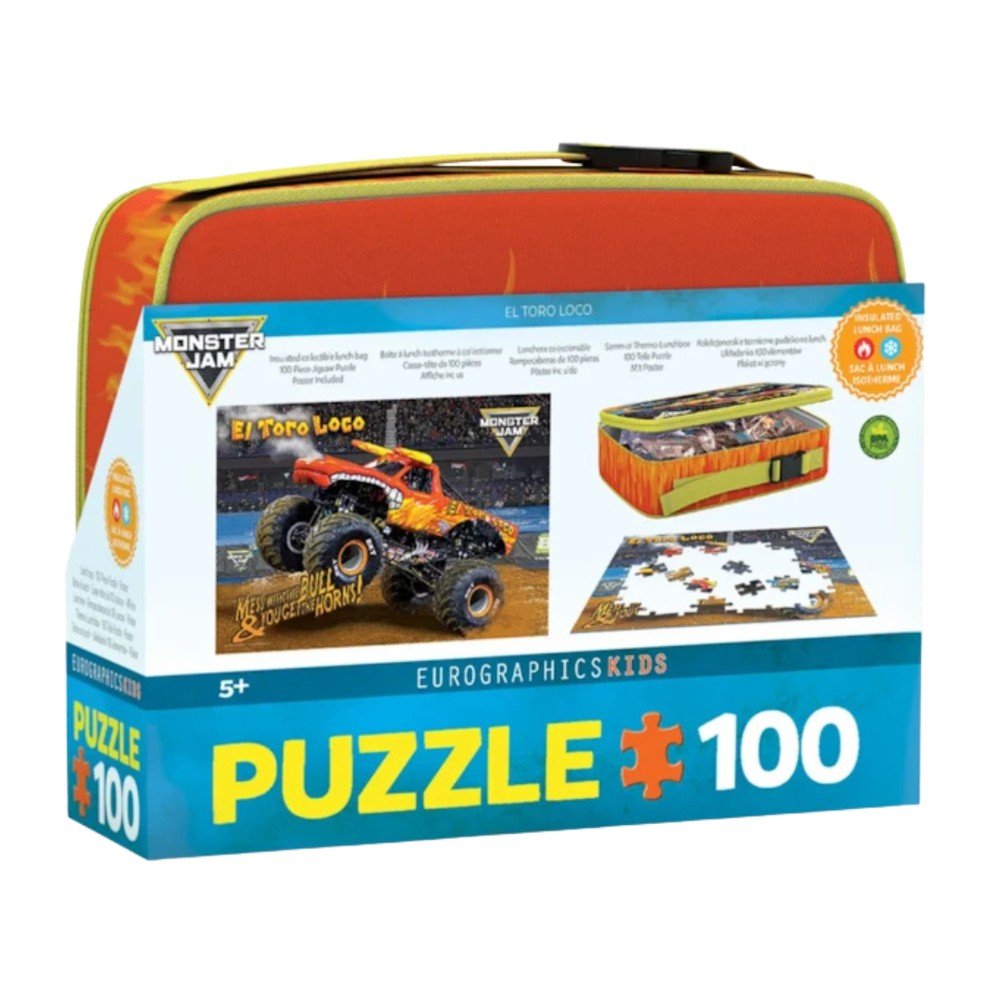 Maletín El Toro Loco con puzzle 100 piezas