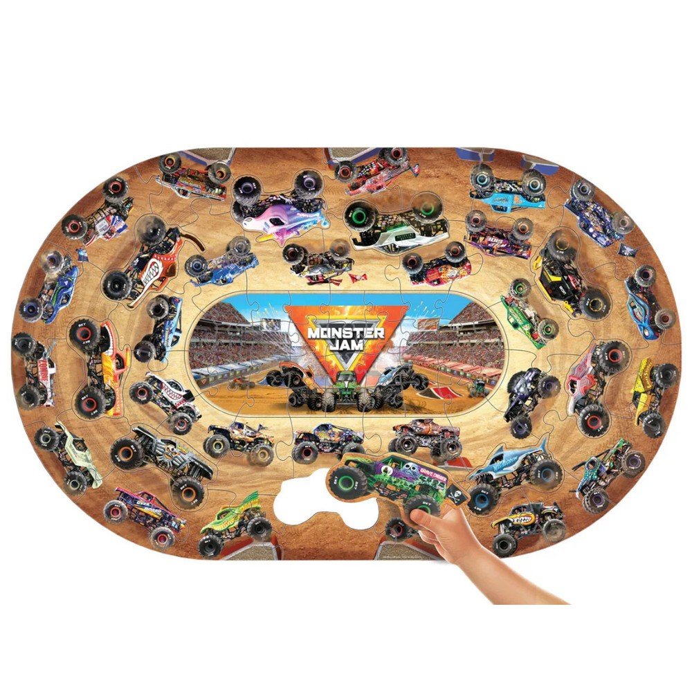 Maletín Rompecabezas Gigante Monster Jam Eurographics