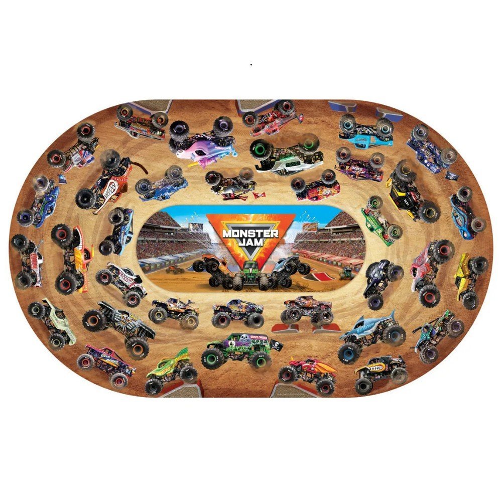 Maletín Rompecabezas Gigante Monster Jam Eurographics