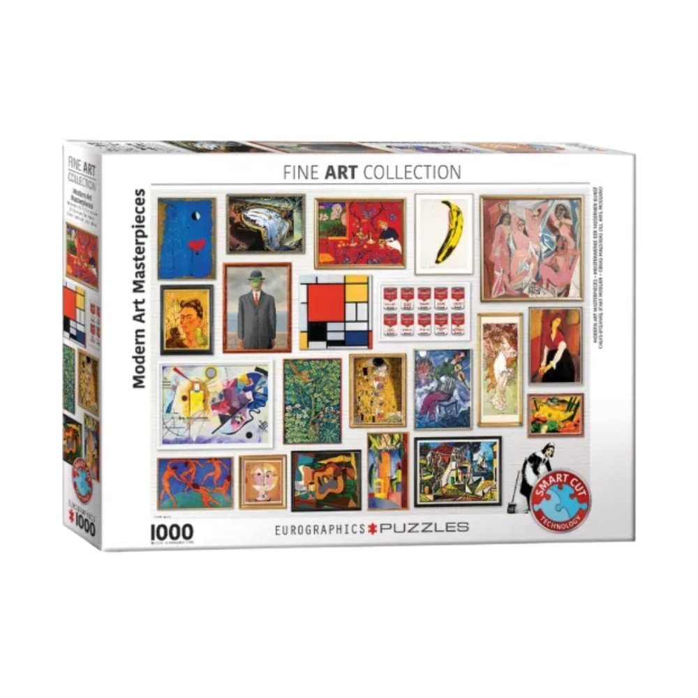 Puzzle Obras Maestras Arte Moderno 1000 piezas