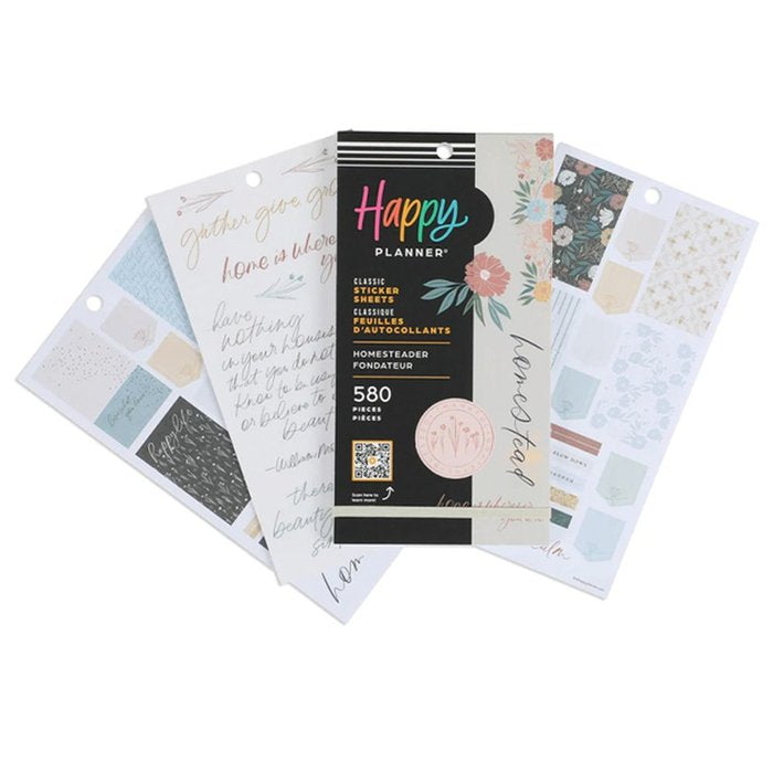 PEGATINAS NOTEBOOK HAPPY PLANNER HOMESTEA 30H | HAPPY PLANNER | 1 UNIDAD | 6738076703108 Imagen principal del producto