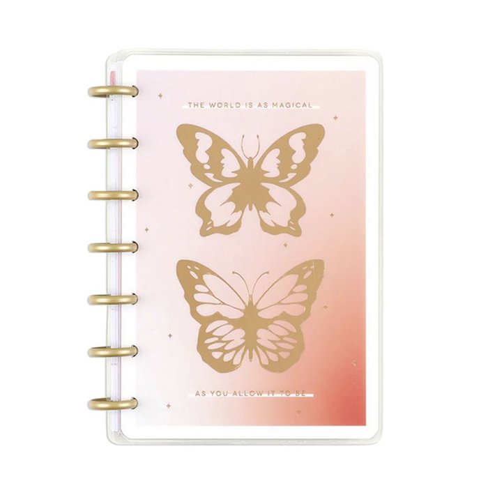 Bloc Espiral Estándar Liso 90g | Happy Planner | Polipropileno | Formato Estándar | Pack 1 Unidades