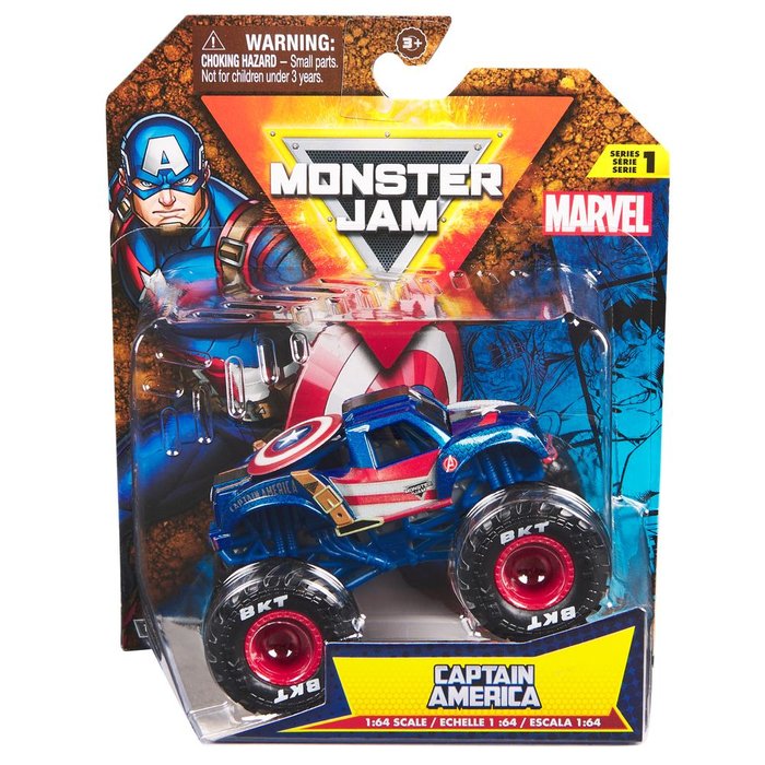 MONSTER JAM SURTIDO VEHICULO MARVEL 1:64 | SPIN MASTER MONTER JAM | 1 UNIDAD | 6811470151970 Imagen principal del producto