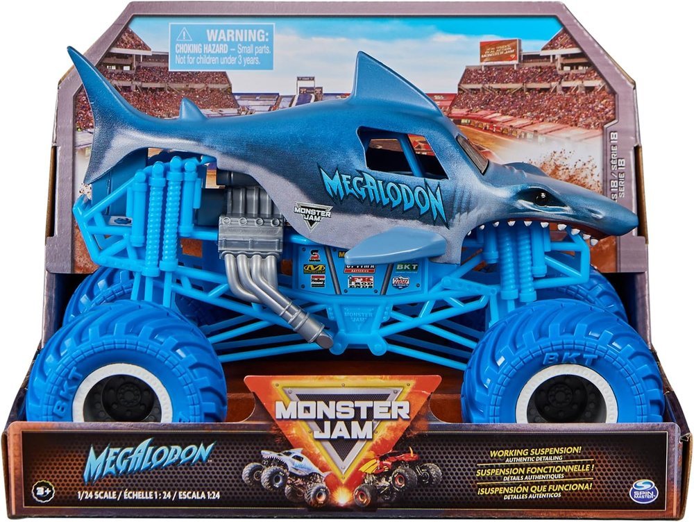 Monster Jam Megalodon 1:24 - Camión Monstruo