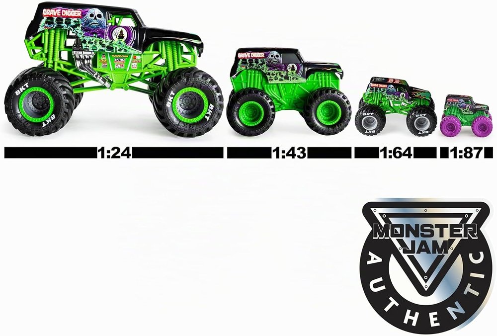 Monster Jam Megalodon 1:24 - Camión Monstruo