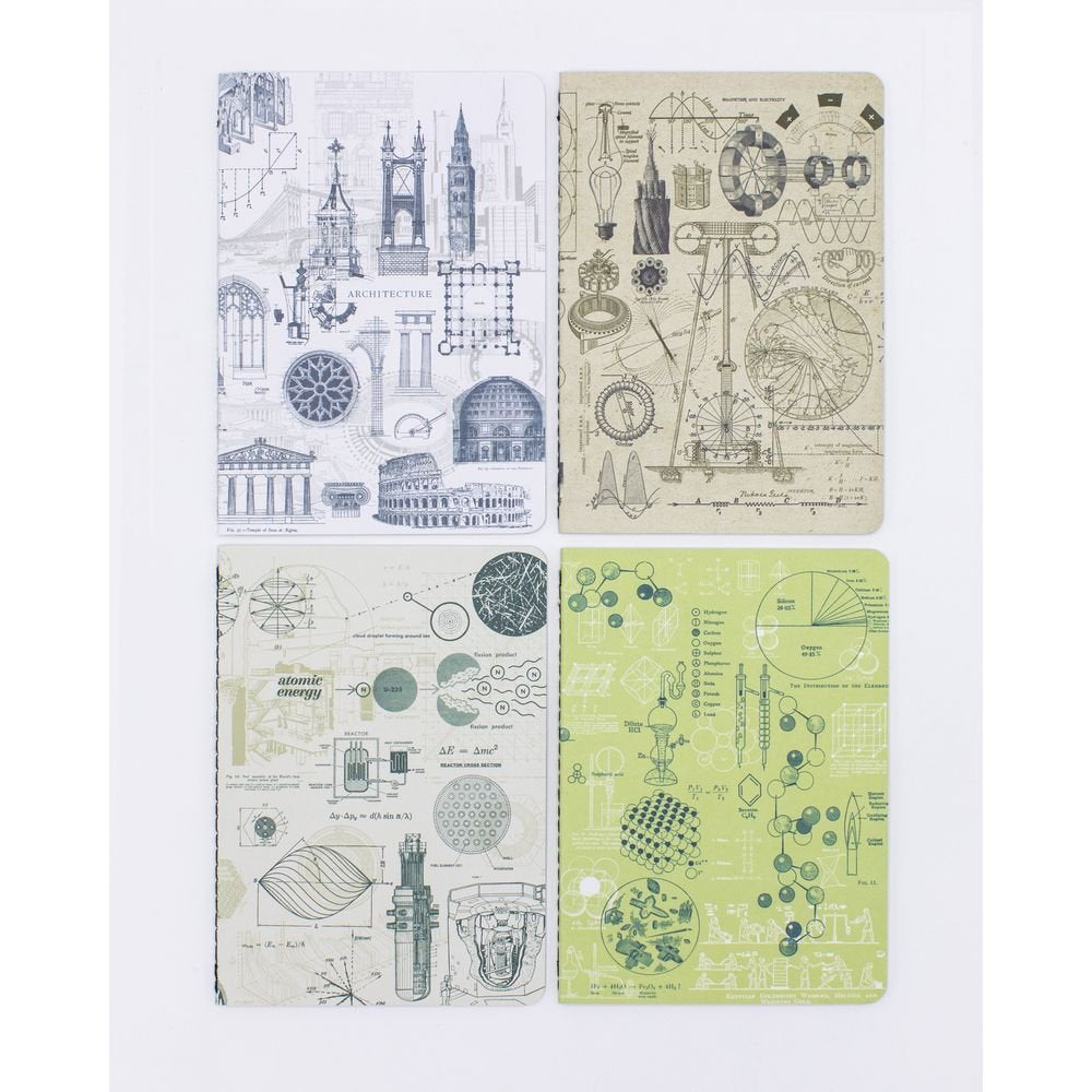 Set 4 Cuadernos de Bolsillo Energía y Arquitectura Cognitive Ciencia Imagen principal del producto