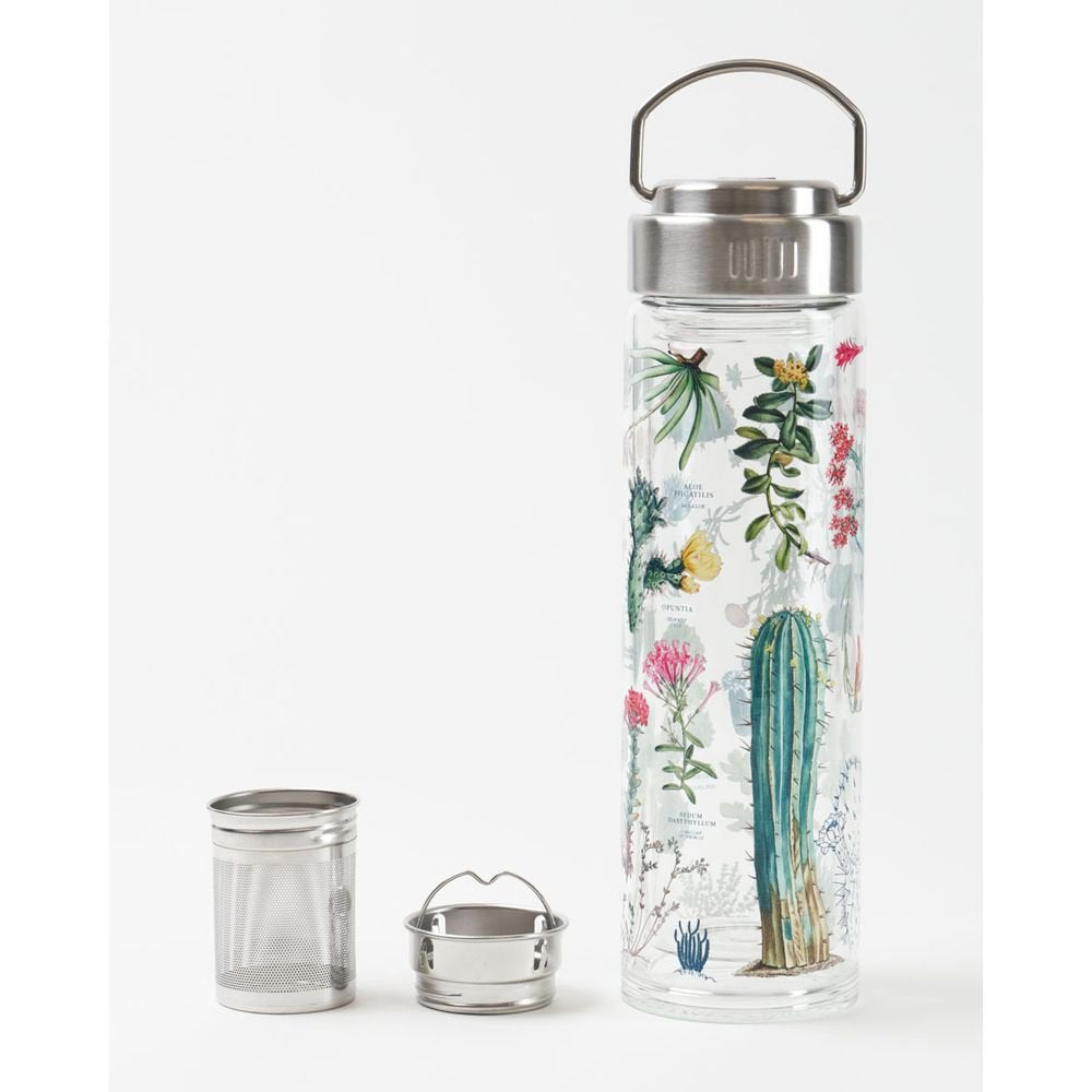 BOTELLA CRISTAL CON INFUSOR CACTUS 450ML | COGNITIVE CIENCIA | 1 UNIDAD | 6919590140666 Imagen principal del producto
