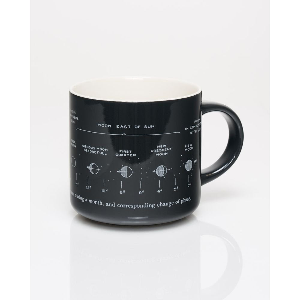 Taza Cerámica Fases Lunares 430ml Cognitive Ciencia Imagen principal del producto