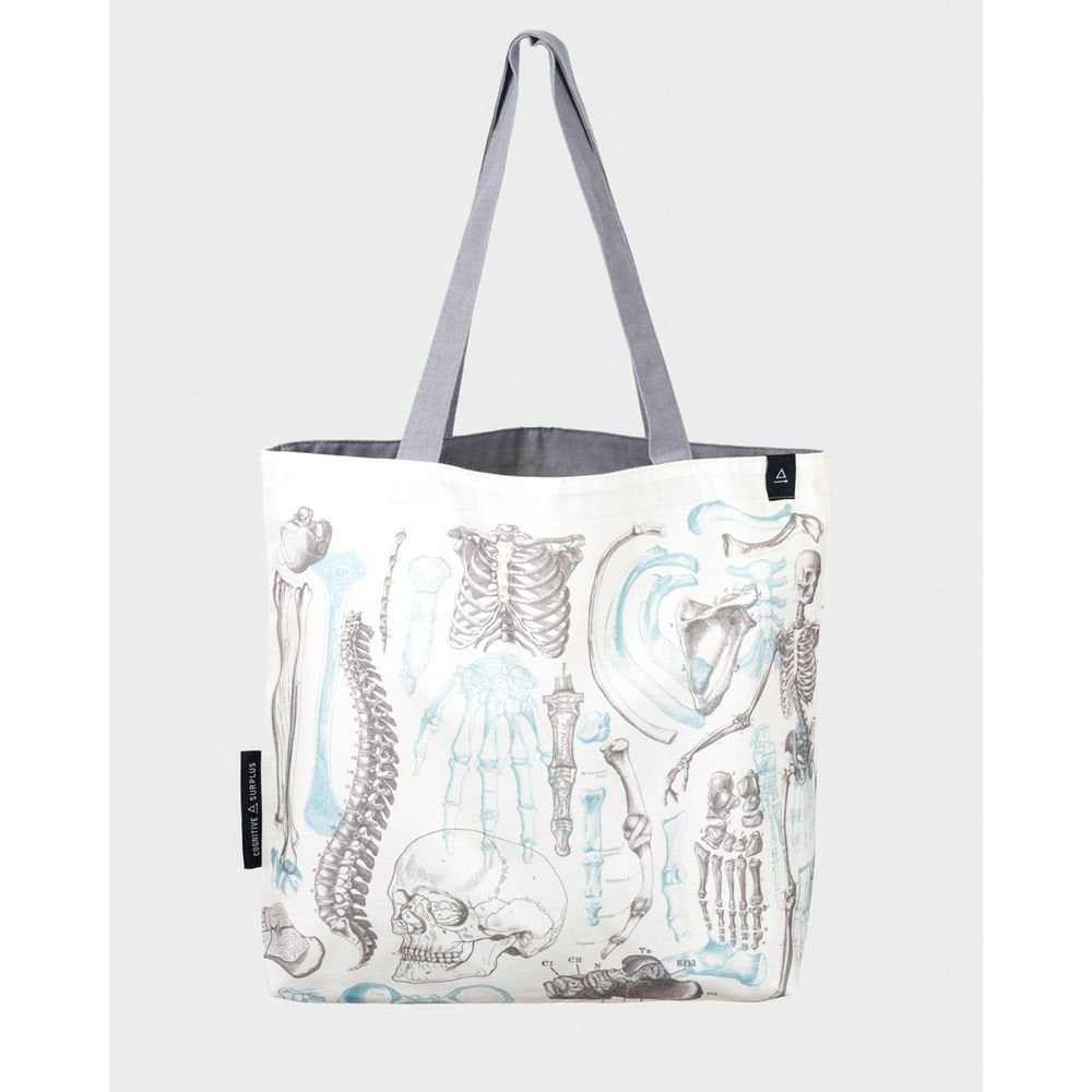 BOLSA TELA DE LA COMPRA ESQUELETO REVERSIBLE | COGNITIVE CIENCIA | 1 UNIDAD | 6919591386186