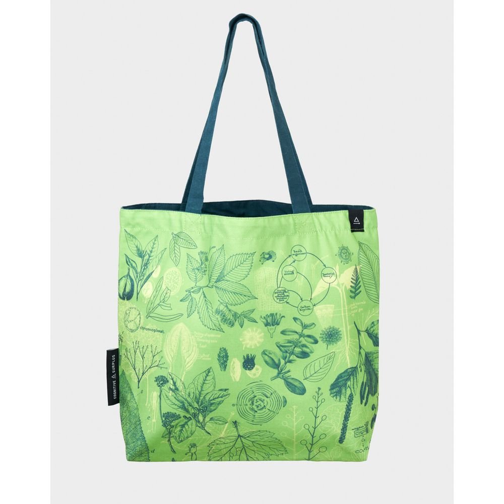 Bolsa Tela de la Compra Botanica Reversible Cognitive Ciencia