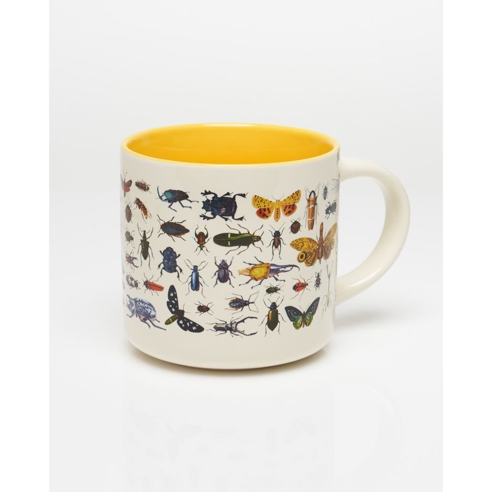 Taza Ceramica Insectos y Mariposas 430 ML Imagen principal del producto