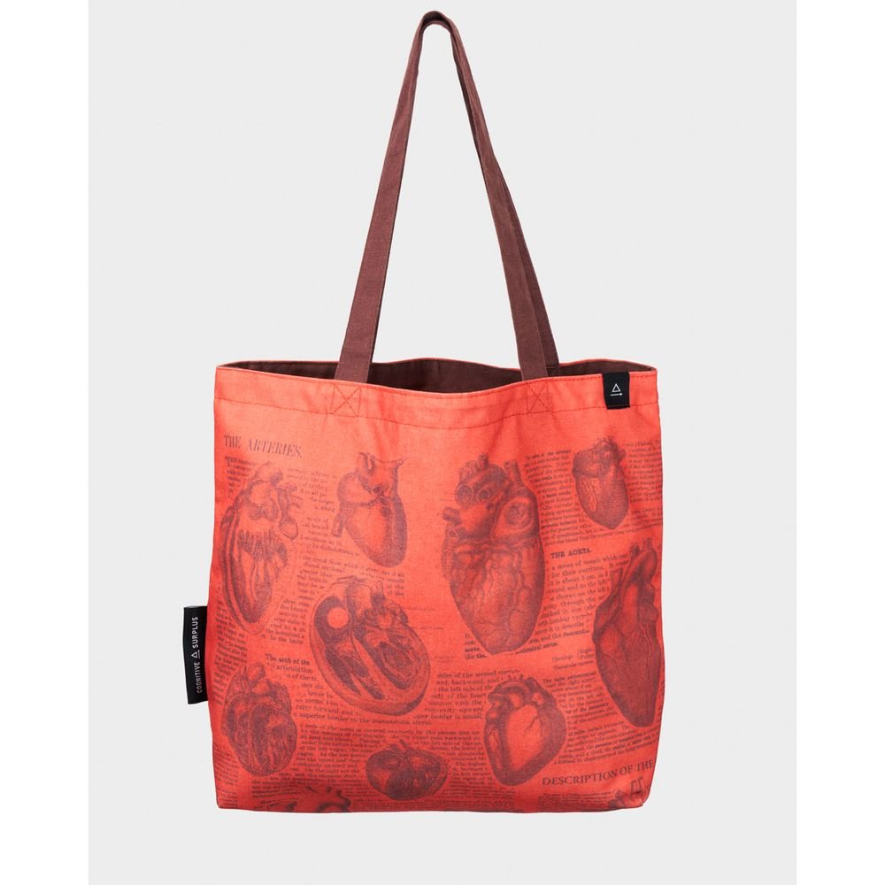 BOLSA TELA DE LA COMPRA CORAZON REVERSIBLE | COGNITIVE CIENCIA | 1 UNIDAD | 6919594956362 Imagen principal del producto
