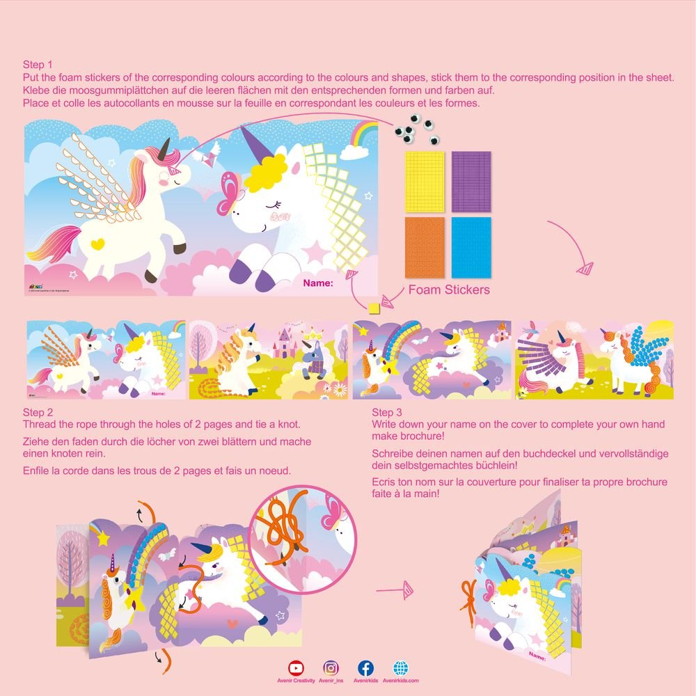 Crea tu primer cuento Unicornios - Avenir