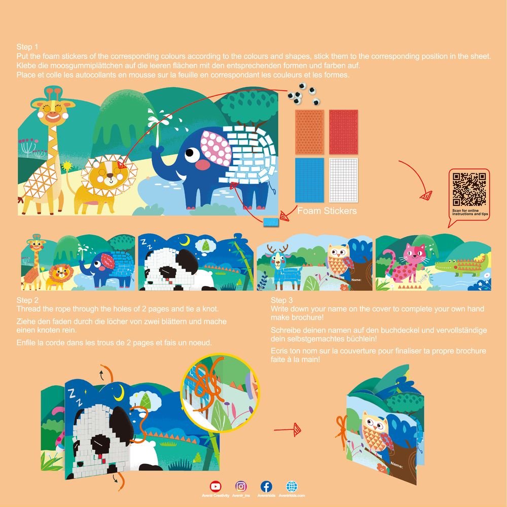 Crea tu primer cuento animales salvajes - Avenir