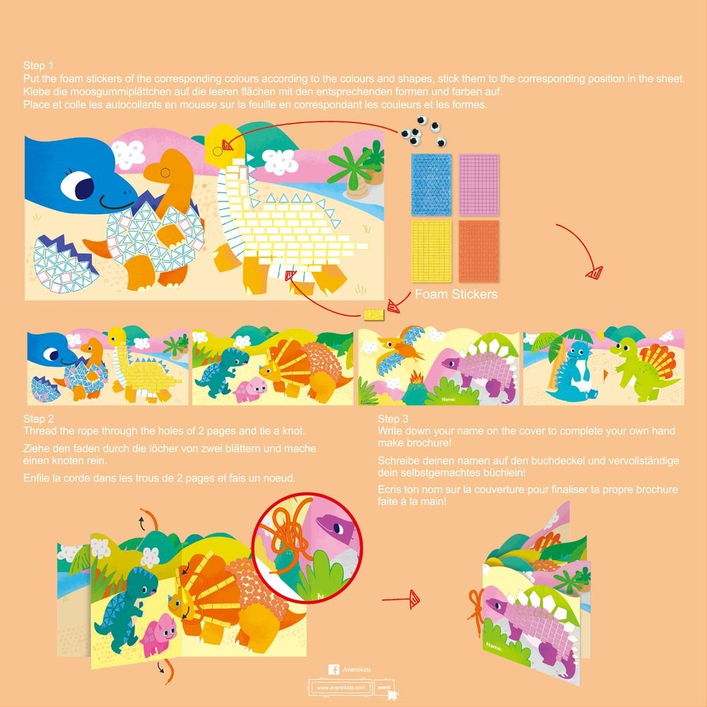 Crea tu primer cuento Dinosaurios - Avenir OTC