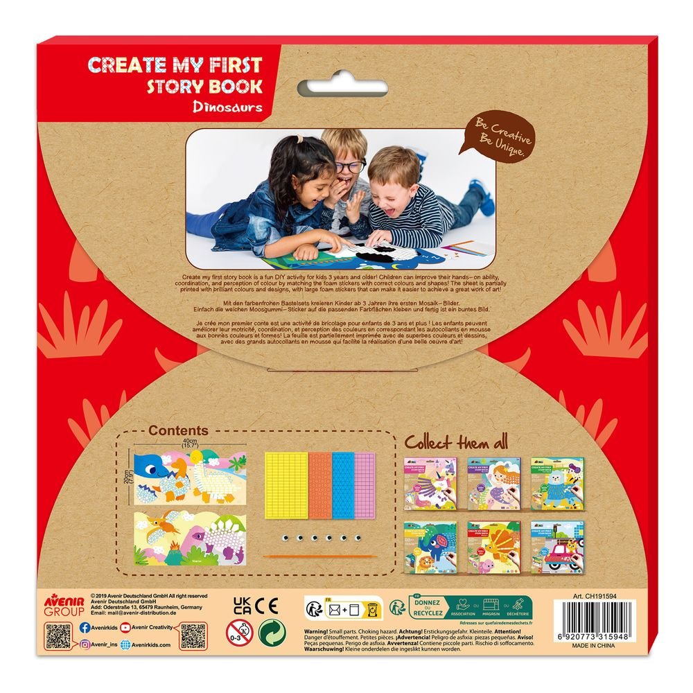 Crea tu primer cuento Dinosaurios - Avenir OTC