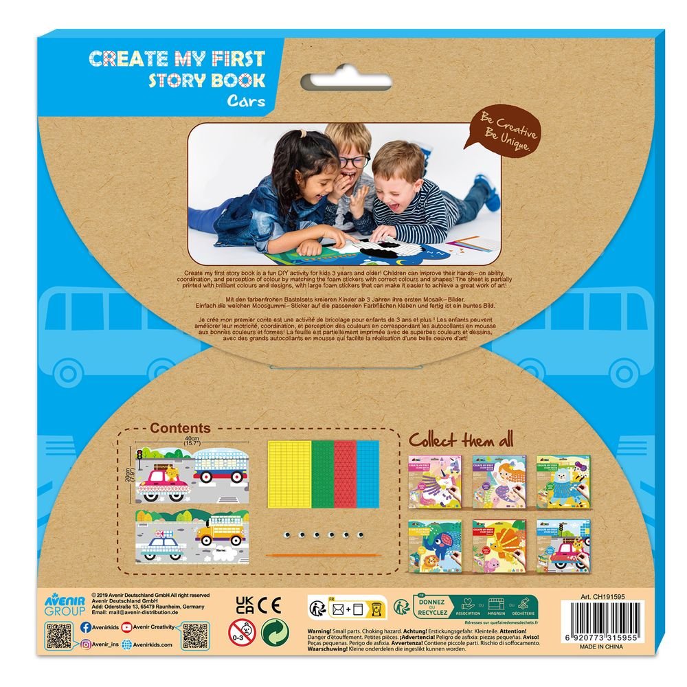 Crea tu primer cuento Vehículos - AVENIR OTC