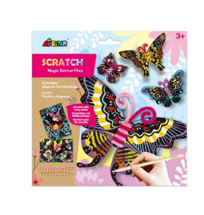Lámina Scratch Mariposas Chenilla Avenir Imagen principal del producto